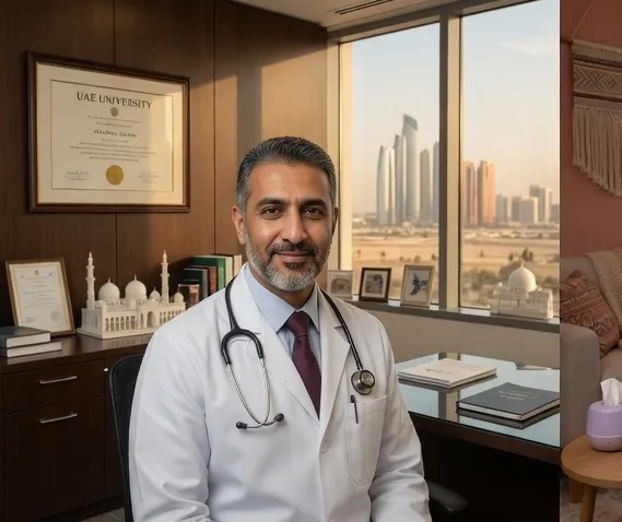 Dr. Omar Saeed — psychiatrist, EMDR therapist, UAE
